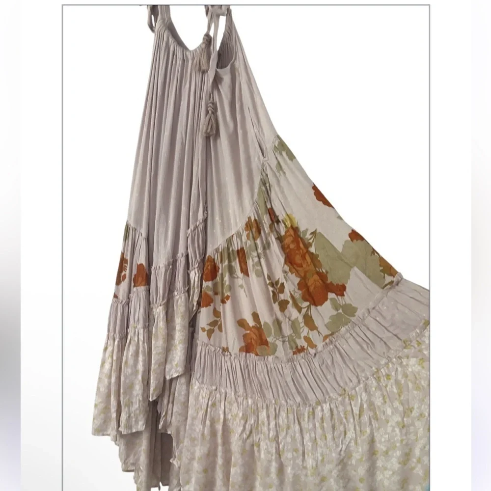 Free People Bare It All Maxi Dress/Lilac NWT